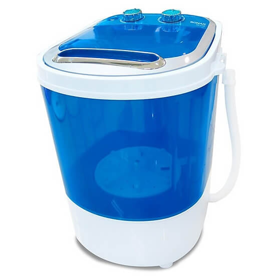 เครื่องซักผ้ามินิฝาบน SONAR รุ่น EW-A160 ฟังก์ชั่น 2 IN 1  3 KG. สีน้ำเงิน